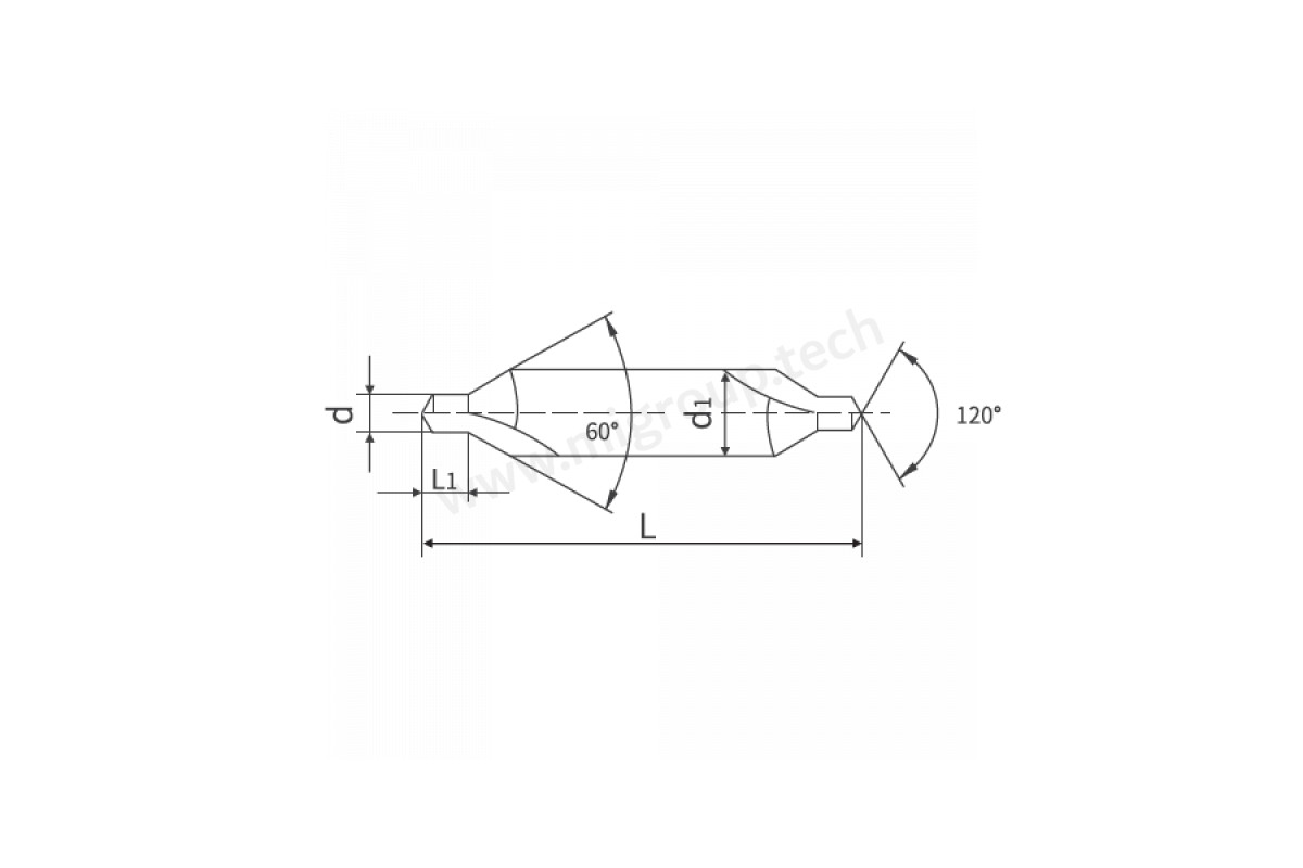ACD0250X045.3 Сверло центровочное тип А из быстрорежущей стали HSS (M2) DIN333