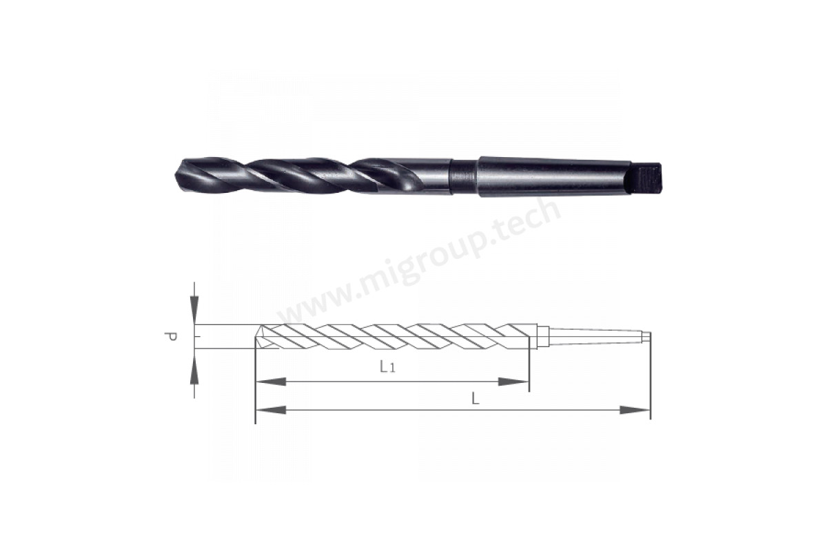TD8900X524.2 Сверло из быстрорежущей стали HSS (M2) DIN345