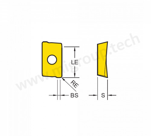 ADMT2006PDR-F56 WQM35 Пластина для фрезы
