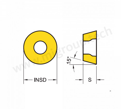 RDMT10T3M0-D57 WKP35S Пластина для фрезы