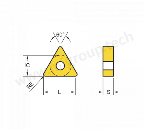 TNMG220412-K6 MG315 Твердосплавная пластина