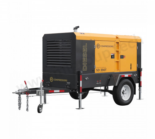 Дизельный винтовой компрессор ET-Compressors ET SD-390T-10 на шасси