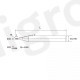 MA2R0002-0020.0040.04L050 Твердосплавная радиусная фреза