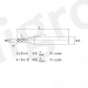 MSA4R0020-0200.0600.04L050 Твердосплавная радиусная фреза