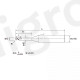 MXH2R0010-0040.0400.04L050 Твердосплавная радиусная фреза