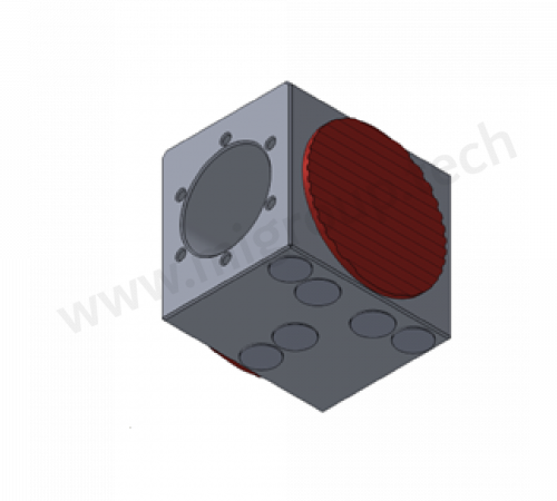 405-024-0003 Монтажный блок для 1 датчика ZEROTRONIC; чугун, лакированный, с винтами