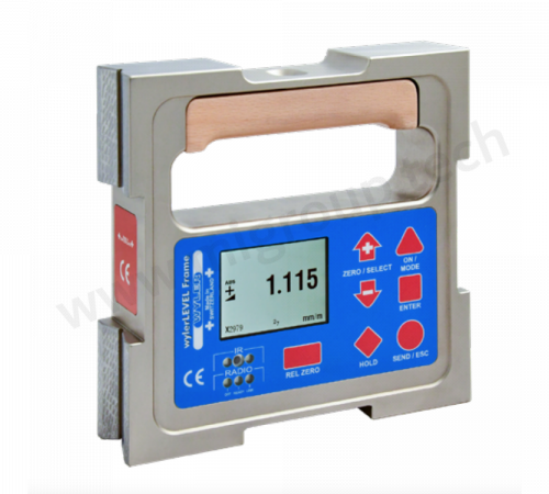 001-160-2211-52AA WylerLEVEL Frame 160 Высокоточный рамный электронный уровень 1мкм ± 20 мм/м (призматические основания снизу и слева)