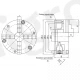 4х-кулачковый токарный патрон SCF-4